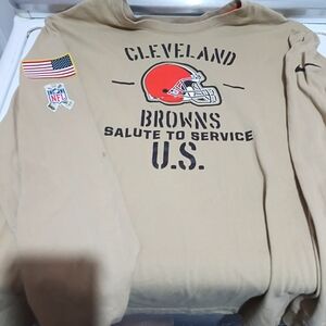Nike Salute to Service Cleveland Browns Long Sleeve Tee